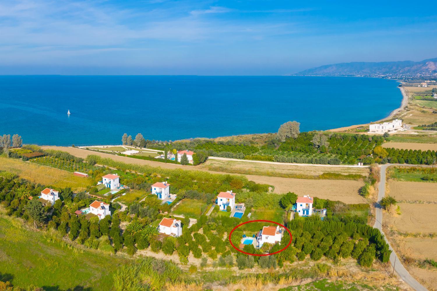 Sun Beach Villa Polis Buitenkant foto